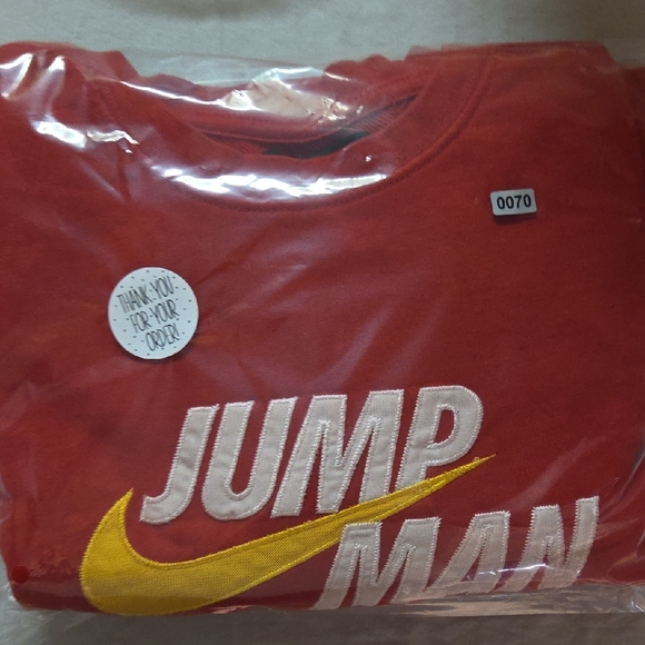 Jump Red and Yellow Crewneck Sweater - Picture 8 of 9